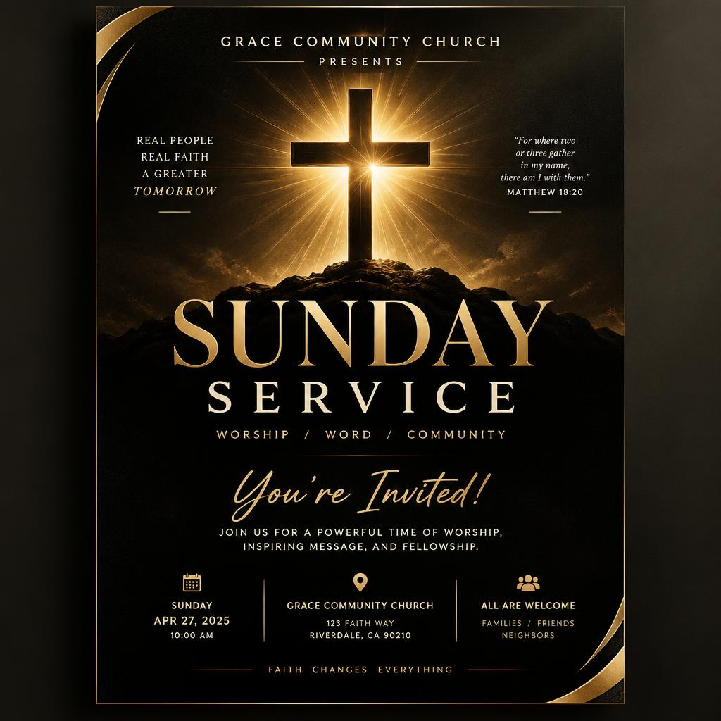 Church & Ministry Design Pack template mockup