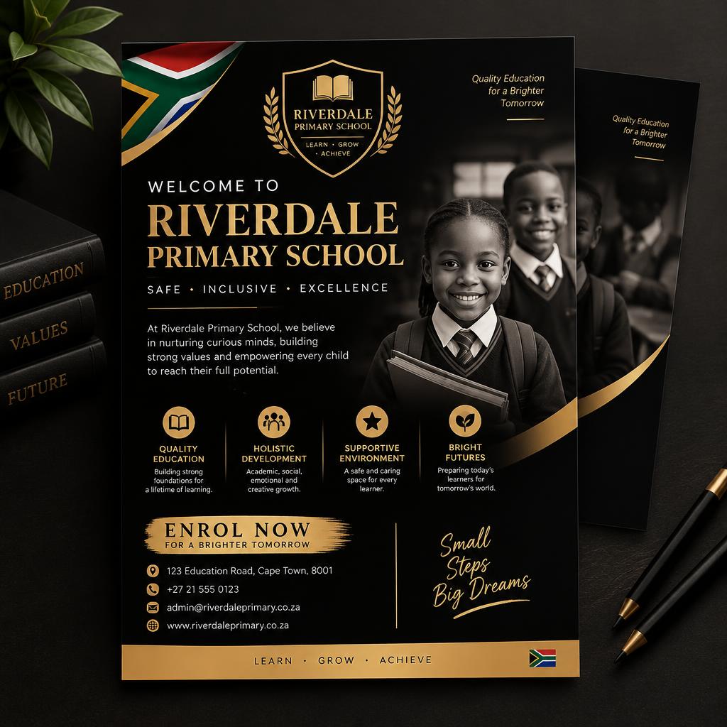 School Design Pack template mockup